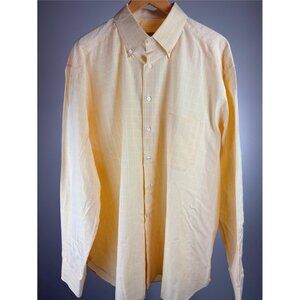 $750.00 Stefano Ricci ITALIAN Dress Shirt 17 35/36 ***Yellow & White Plaid***